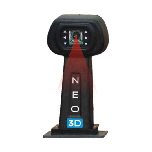 Kamera 3D autooptike u niskom kućištu na podu ispred vozila