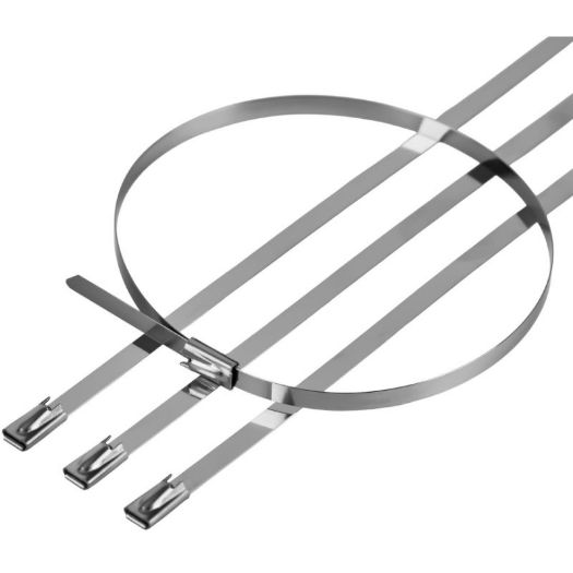 Čelične/metalne vezice za kabele 4,6 x 300 - 100 kom