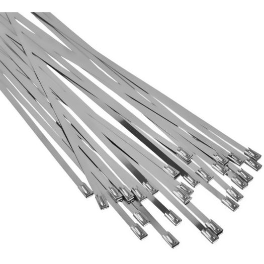 Čelične/metalne vezice za kabele 4,6 x 300 - 100 kom