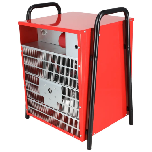 Električna grijalica 15kW, kvadratna, crvena