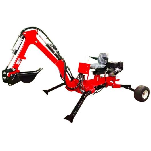 Bager za quad sa zakretanjem 120°, pogled sprijeda ukoso