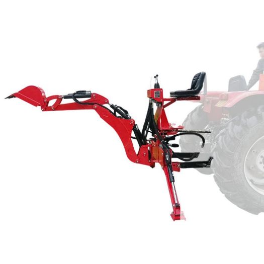 Crtež bagera za traktor s dubinom kopanja 1830 mm i dosegom