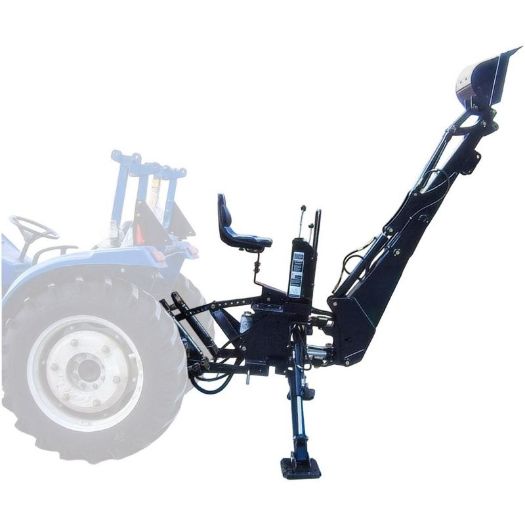 Stražnji rovokopač montiran na traktor