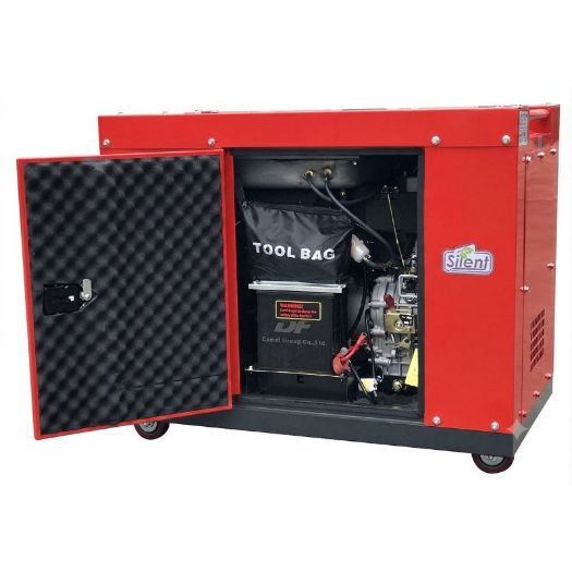 Dizel agregat 7,5 kW: mjere 1080 x 650 x 870 mm