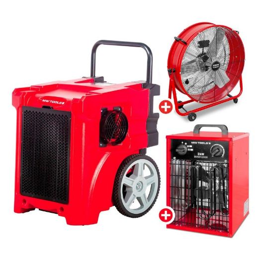 Set za isušivanje: isušivač vlage 50 l/dan i ventilator Ø 600 mm