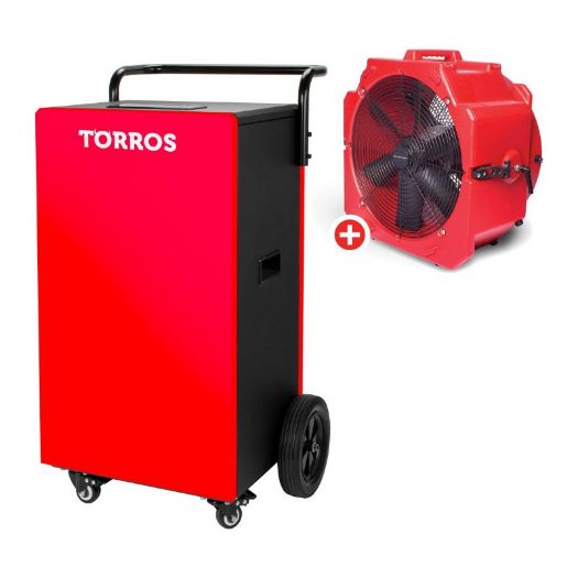 Set za isušivanje | metalni isušivač 90 l/dan | ventilator 500 mm