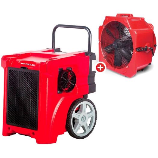 Set za isušivanje: isušivač vlage 50 l/dan i ventilator Ø 500 mm
