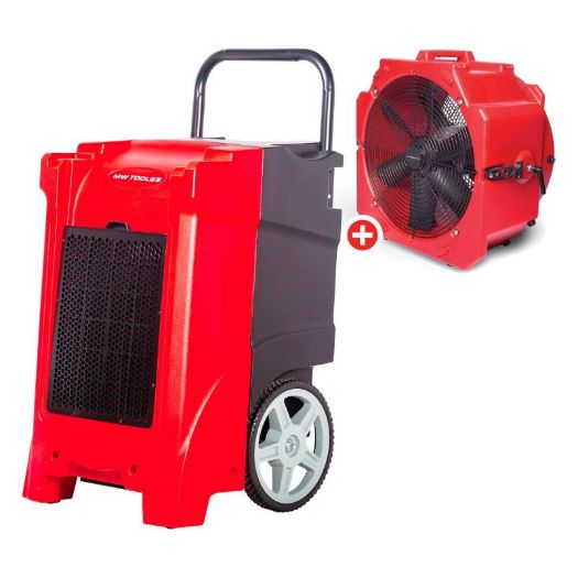 Set za isušivanje: isušivač vlage 90 l/dan i ventilator Ø 500 mm