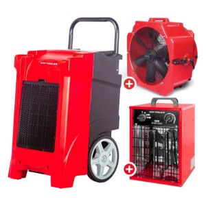 Set za isušivanje | plastični isušivač 90 l/dan | ventilator 500 mm | grijalica