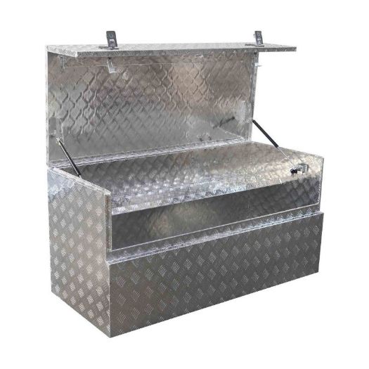 Aluminijski sanduk za alat 551 l s otvorenim poklopcem