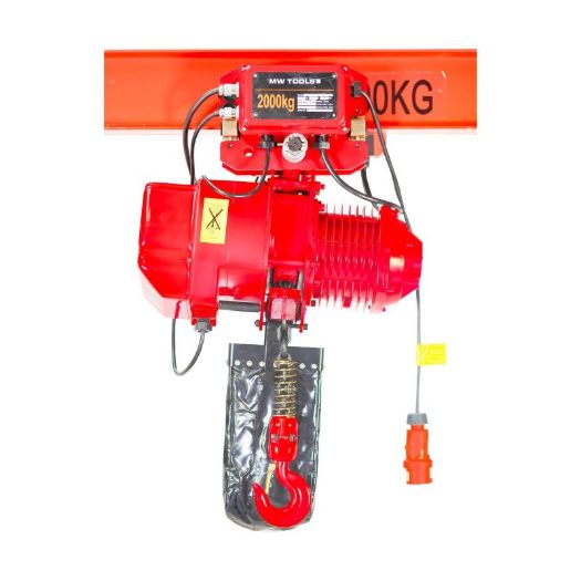 Električna lančana dizalica 990 kg s električnim voznim kolicima