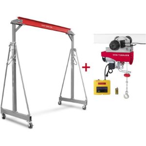 Set portalne dizalice 2 t | sajlasta dizalica 500/999 kg | električna kolica