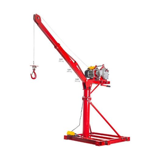 Građevinska dizalica | nosivost 500 kg | 230 V, 2,3 kW | sajla 25 m