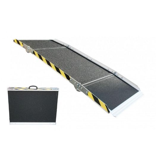 Aluminijska preklopna rampa | nosivost 270 kg | 1850 x 750 mm | trodijelna