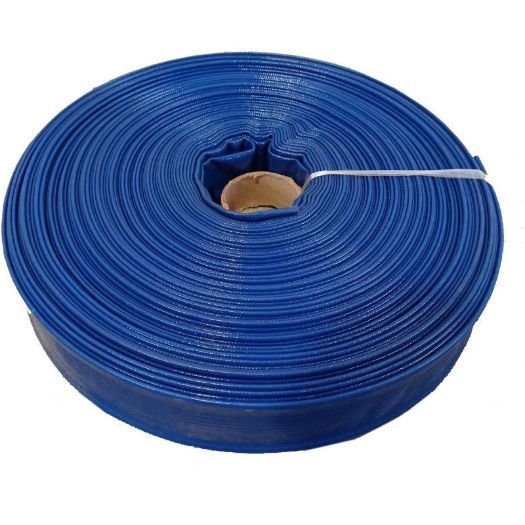 Plosnato tlačno PVC crijevo 76 mm duljine 50 m, namotano