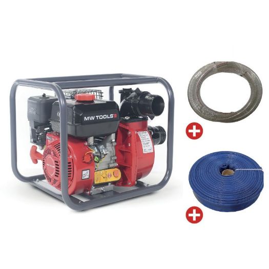 Benzinska pumpa za vodu | 3 cola | 48.000 l/h | 7 KS | s crijevima