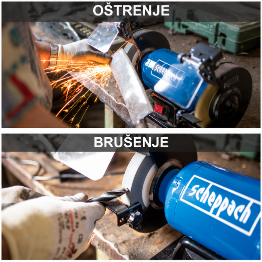 Dvostruka stolna brusilica SM150L, 400 W, Ø 150 mm