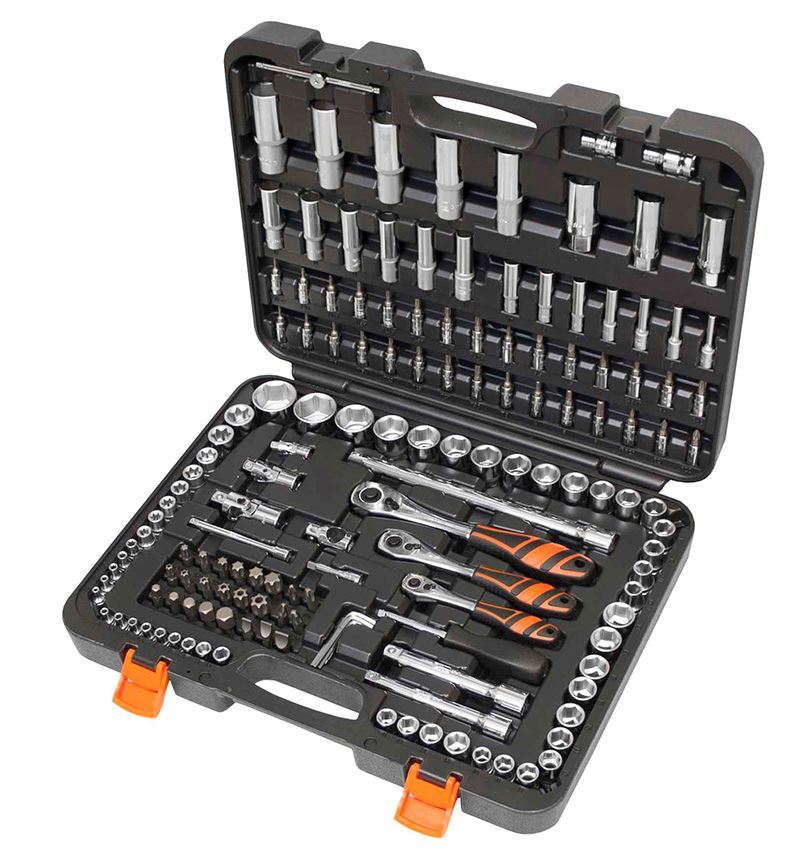 Set di chiavi a bussola da 1/4", 1/2", 3/8", 150 pezzi