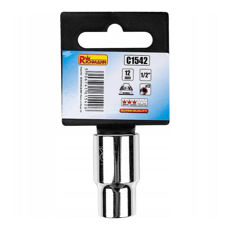 Chiave a bussola angolare 12, 13 mm, 1/2"