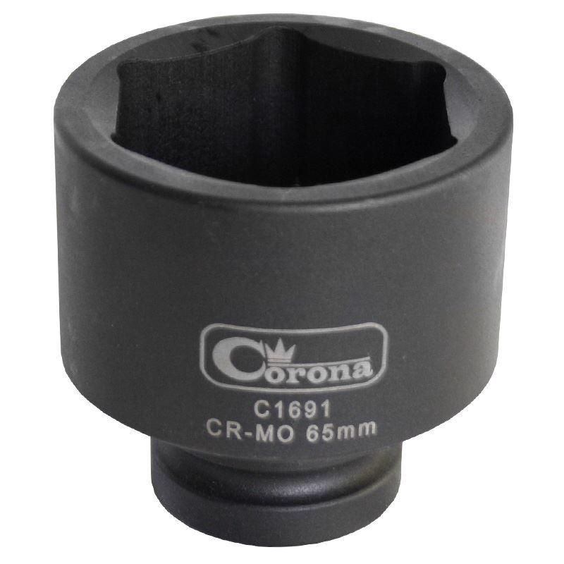 Chiave a bussola esagonale corta per impatto, 65 - 105 mm, 1"