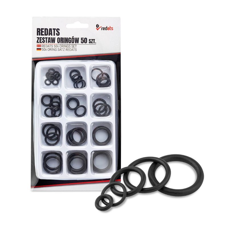 Set di guarnizioni O-ring in gomma, 50 pezzi.