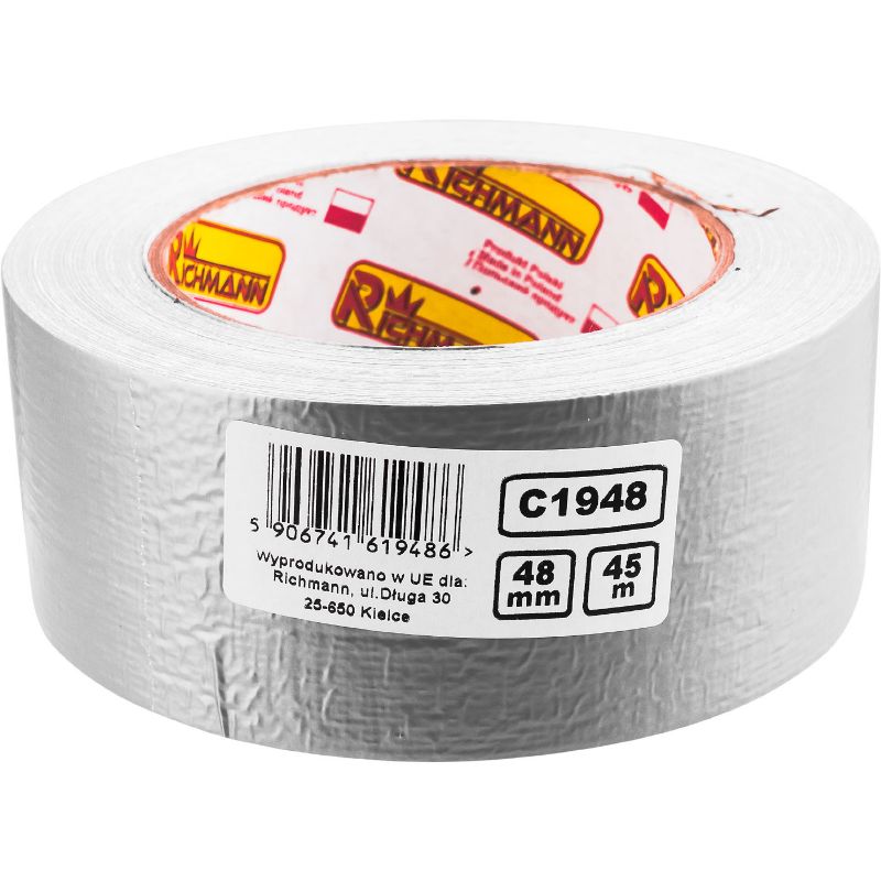 Nastro adesivo grigio rinforzato, 48 mm x 45 m