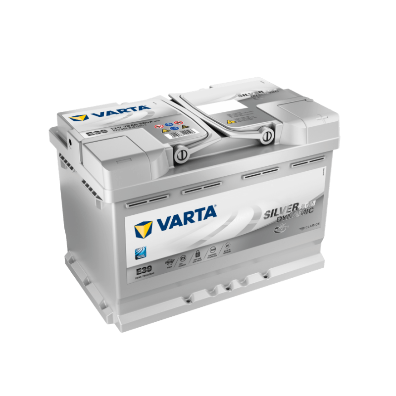 Batteria Varta Silver Dynamic AGM 12V, 70Ah, 760A, E39 — immagine 1 di 1