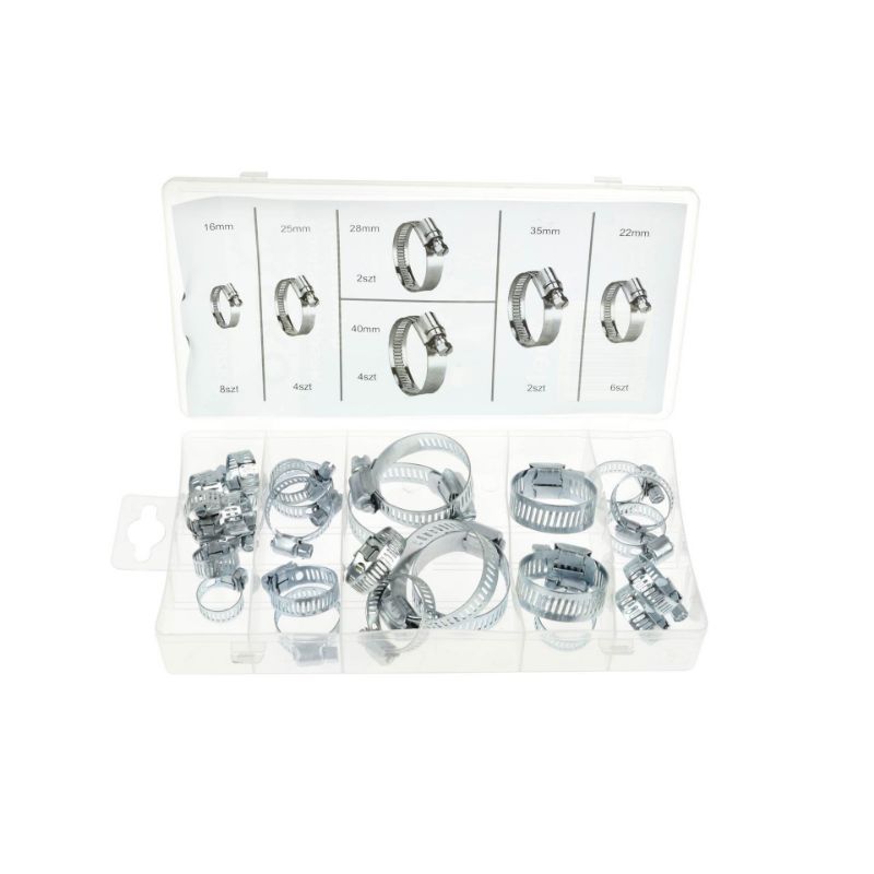 Set di 26 morsetti metallici