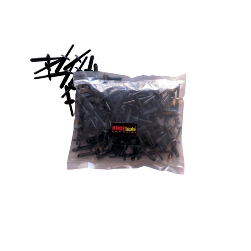 Rivetti in plastica 06 x 17,2 mm, 100 pezzi