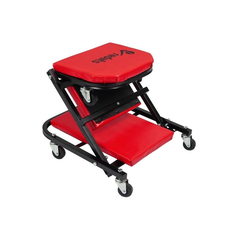 Sedia da lavoro e poltrona reclinabile, lunga 93 cm e alta 37,5 cm.