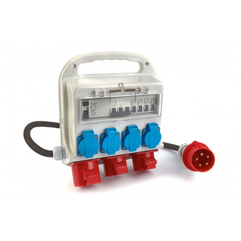 Distributore di energia con CEE 3 x 400 e 4 x 230 Volt