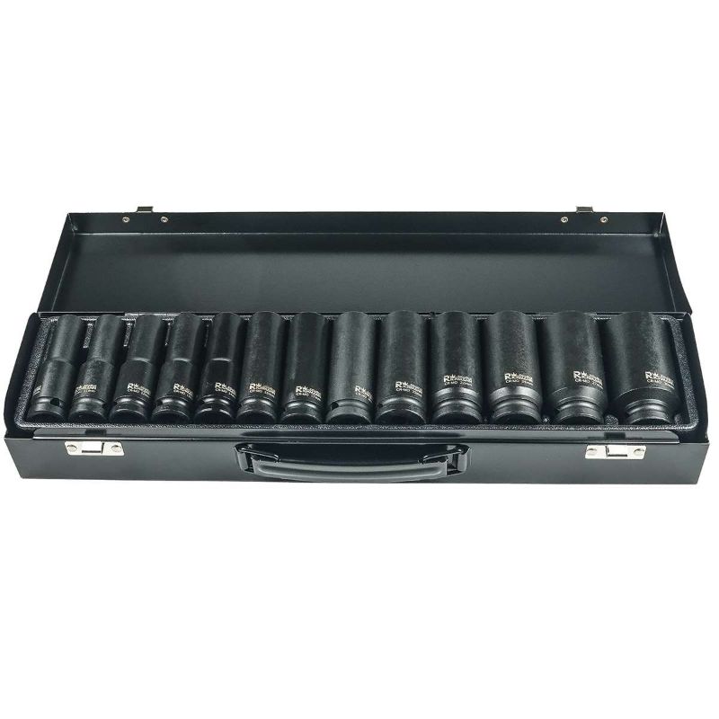 Set di chiavi a bussola lunghe da 1/2", 10 - 30 mm