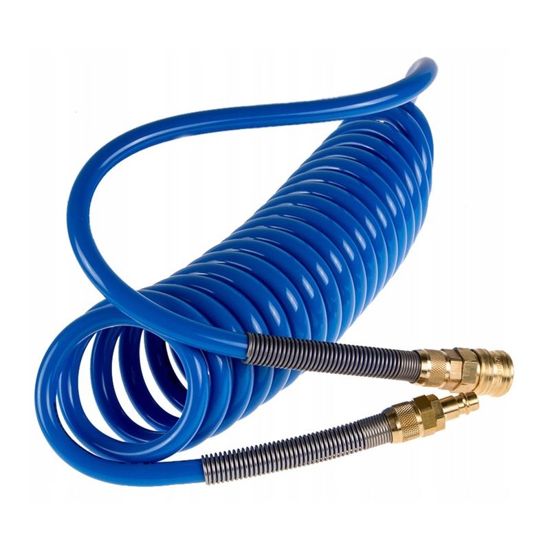Tubo pneumatico a spirale da 5 m, 12x8 mm