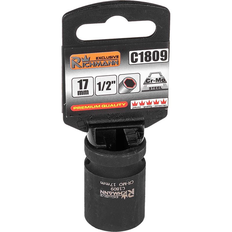 Chiave a bussola corta a impatto da 27 mm 1/2"