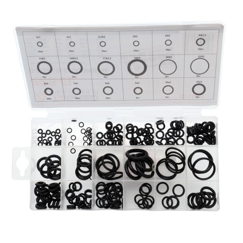 Set di 225 O-ring in gomma