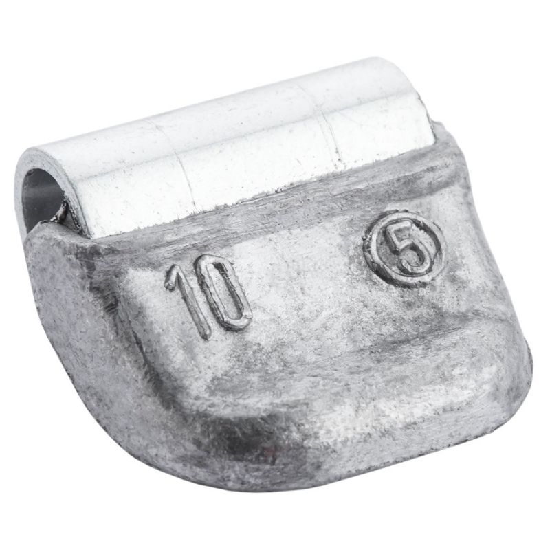 Pesi a clip per cerchi in acciaio, 10 g, 100 pezzi, piombo-Pb