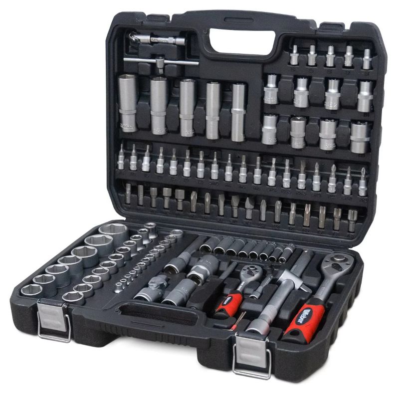 Set di chiavi a bussola, 108 pezzi da 1/4", 1/2"