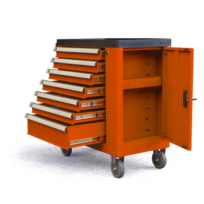 Carrello portautensili con 252 utensili e 7 cassetti