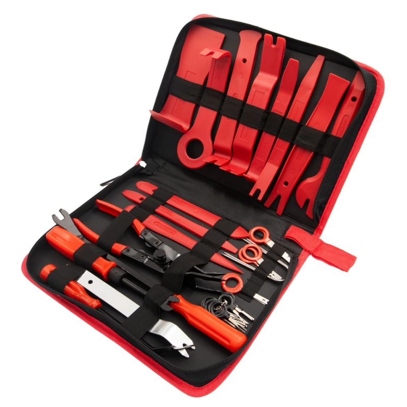 Kit universale per la rimozione di clip e rivestimenti in plastica, 22 pezzi