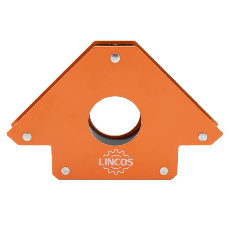 Portapezzi magnetico per saldatura a forma di freccia con forza di trazione di 35 kg