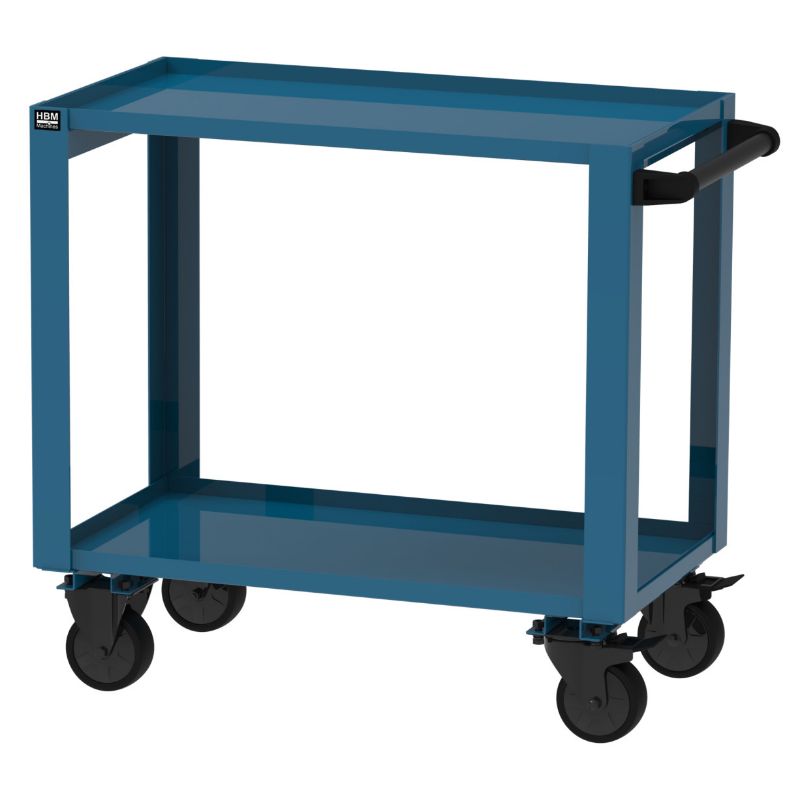 Carrello portautensili blu con 2 ripiani — immagine 1 di 1