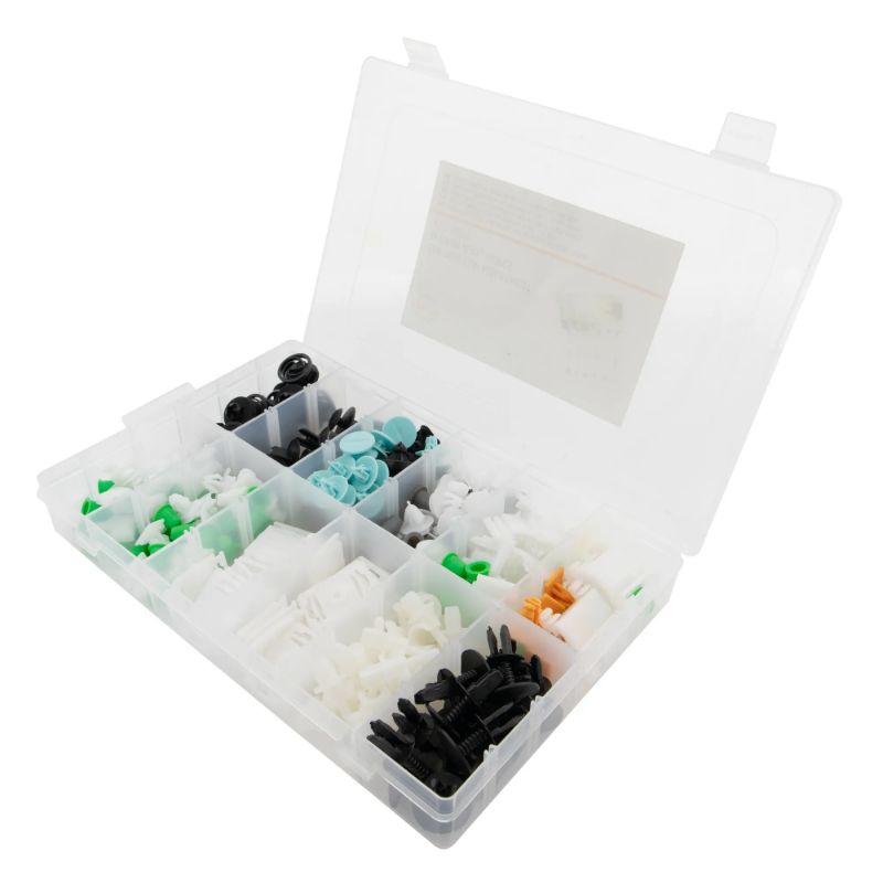 Assortimento di clip di fissaggio per finiture auto Audi, 160 pezzi