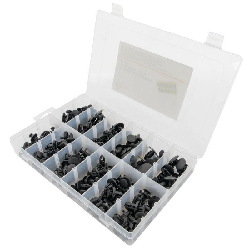 Set di clip per auto in plastica, universali, 192 pezzi