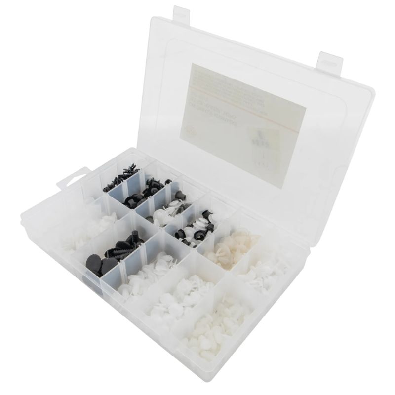 Set di elementi di fissaggio per auto, Peugeot e Citroën, 345 pezzi.