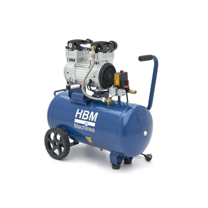 Compressore senza olio da 50 litri, 1,5 kW