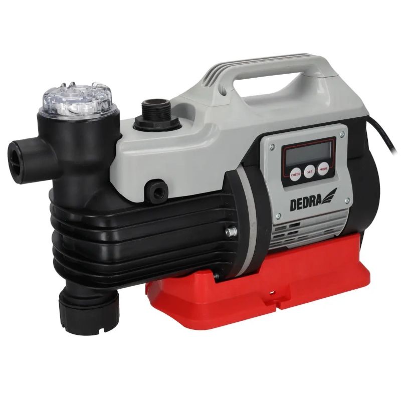 Pompa da giardino per acqua pulita, 1000W, LCD