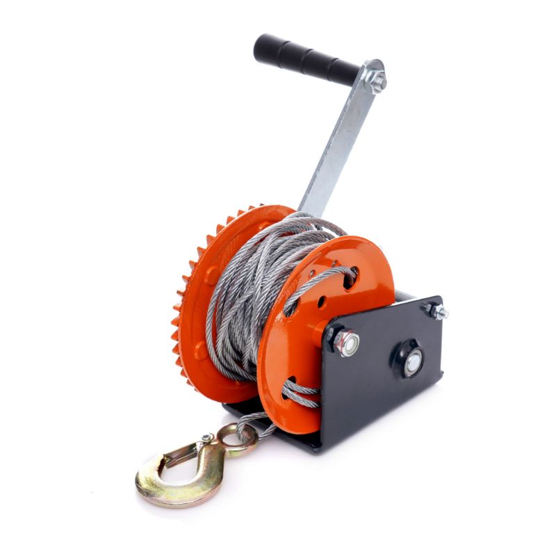 Verricello meccanico da 10 m e 1500 kg