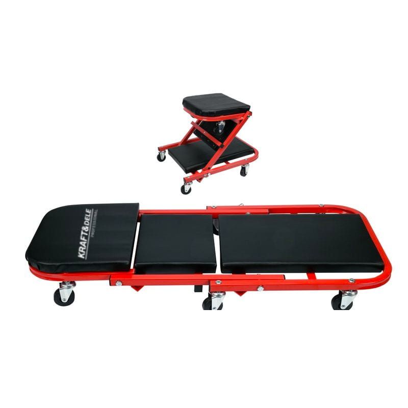 Sedia da relax e da officina con portata fino a 120 kg.