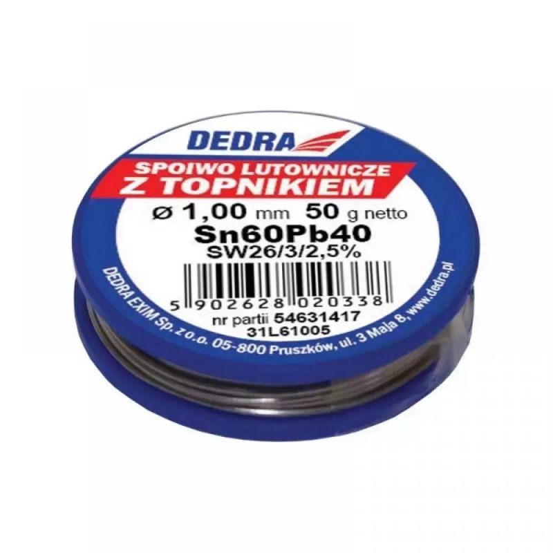 Saldatore con flussante 1 mm 50 g