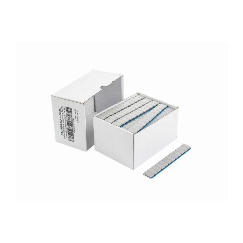 Pesi autoadesivi 12x5 g, grigi, 6 kg